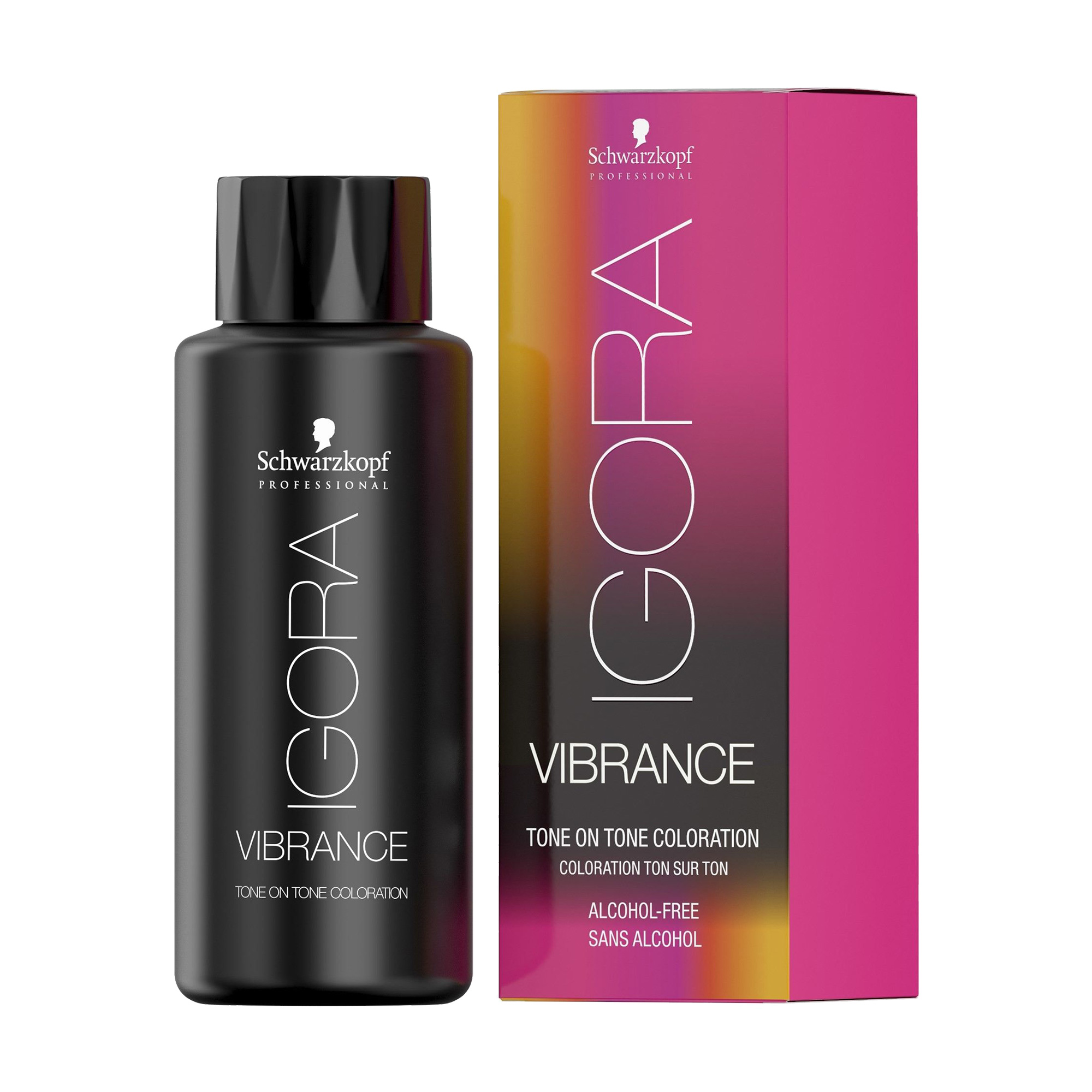 Уцінка! Безаміачна фарба для волосся Schwarzkopf Professional Igora Vibrance Tone On Tone Coloration, 5-88 Світло-коричневий червоний екстра, 60 мл